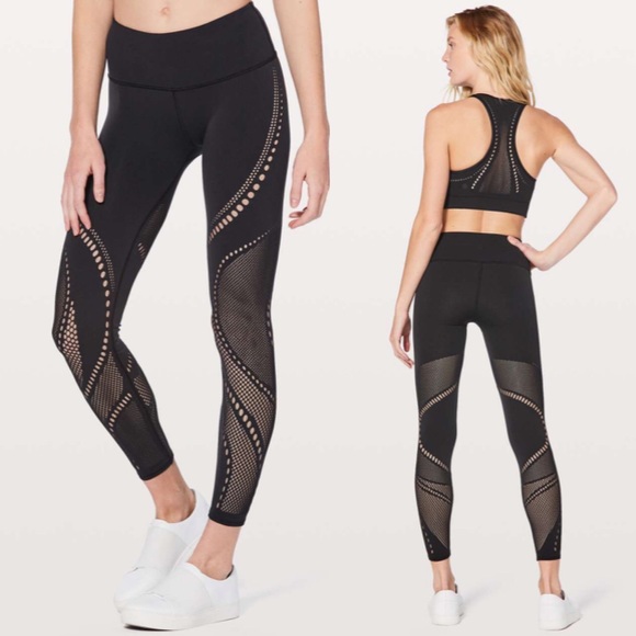 lululemon athletica Pants - Lululemon Reveal Tight Precision 25” Sz 6 Black